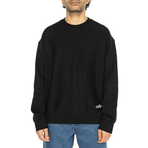 Label Script Sweat Black - Felpa Girocollo Uomo Nera I034429.89XX  CARHARTT WIP 
