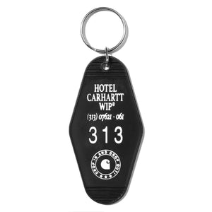 Hotel Keys Keychain Black / White - Portachiavi Nero I034151.0D2XX  CARHARTT WIP 