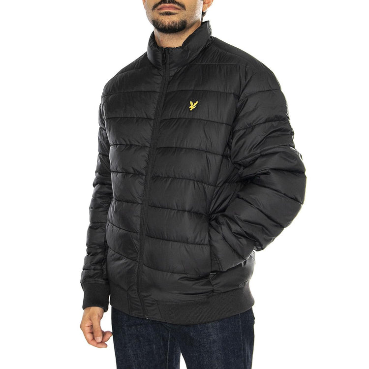 Funnel Neck Wadded Jacket Jet Black - Giacca Uomo Nera JK2100V-Z865  LYLE & SCOTT 