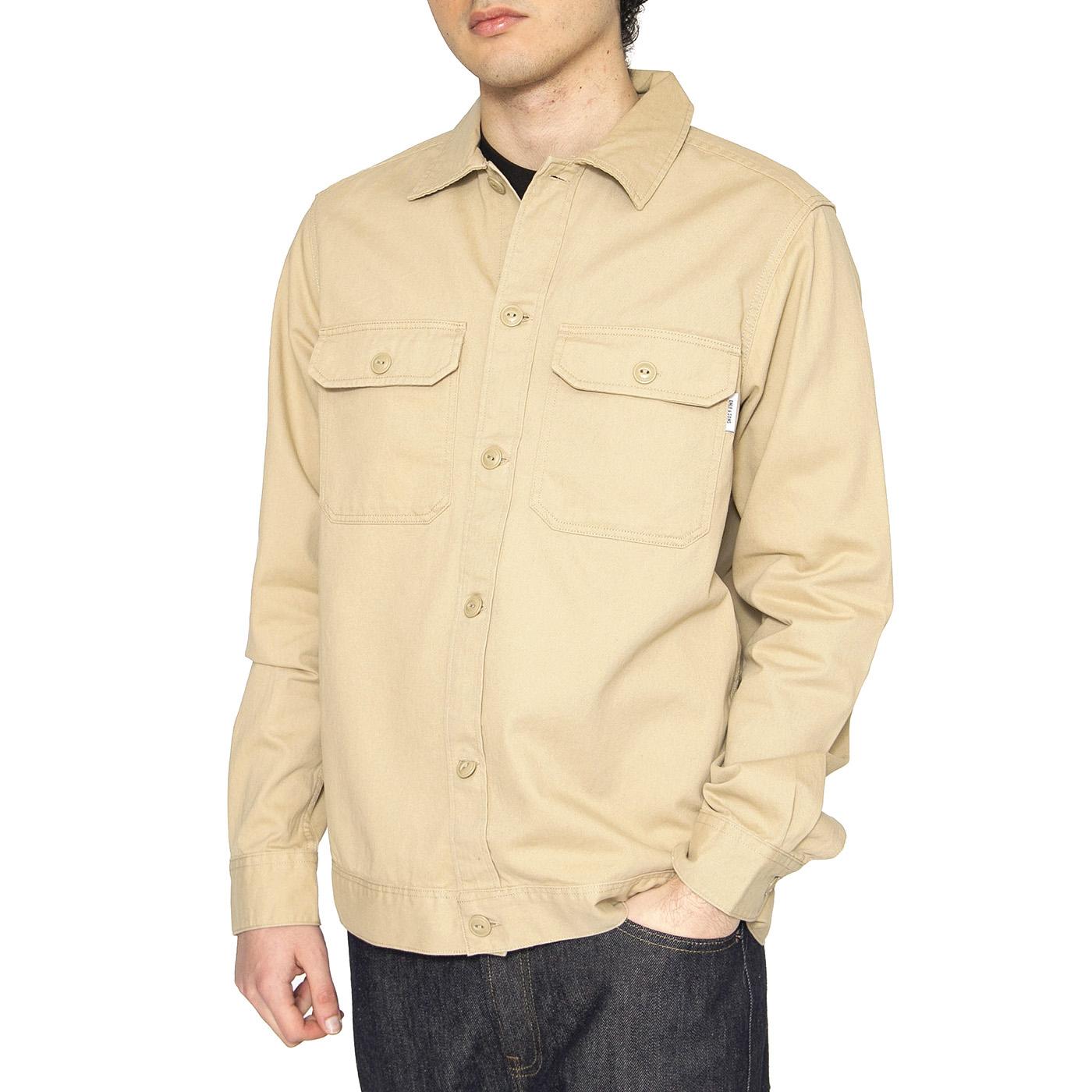 Onssilvio LS Pocket Overshirt Twill - Camicia Uomo Beige 22022442  ONLY & SONS 
