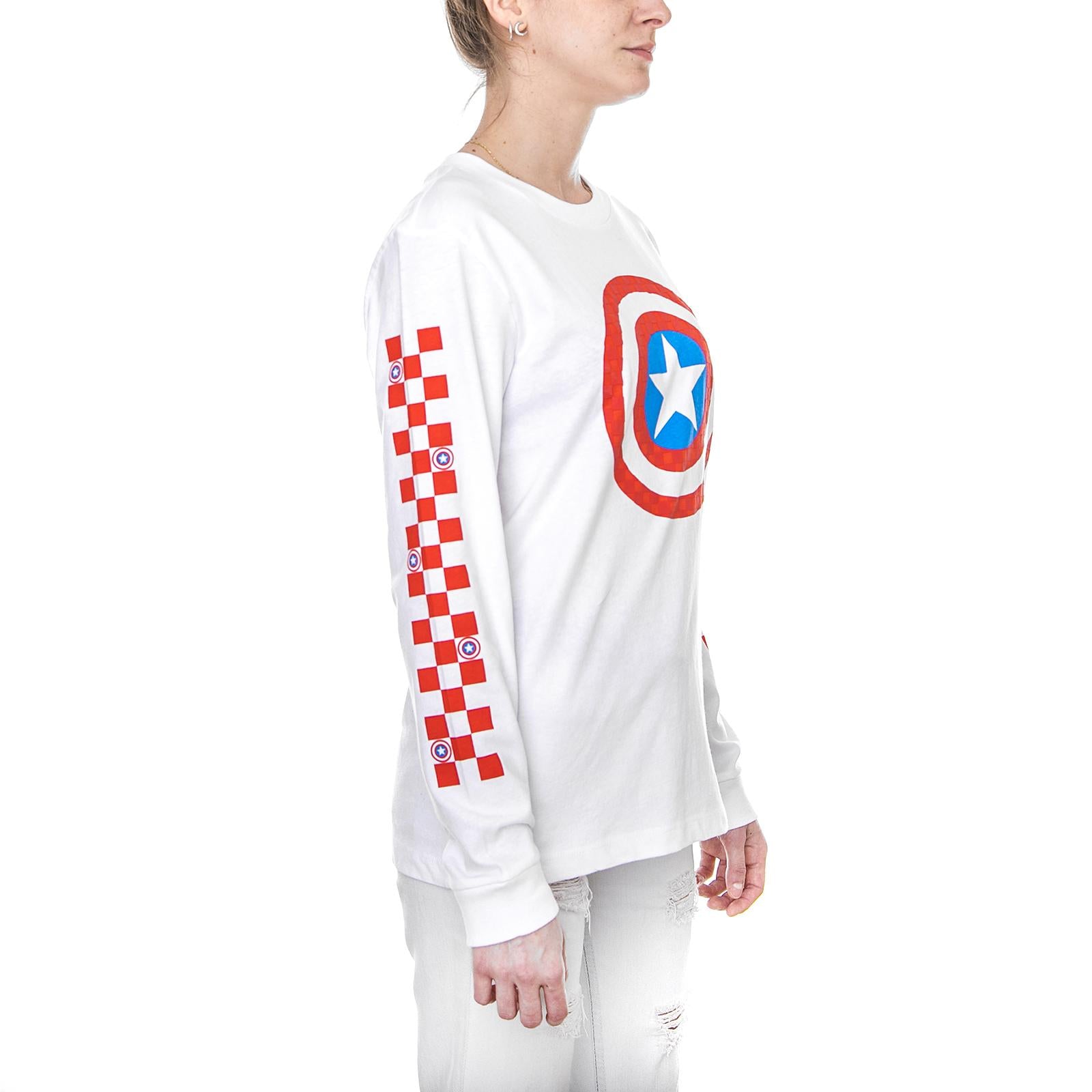 WM CAPTAIN SHIELDS LS - White VA3QX7WHT  VANS 