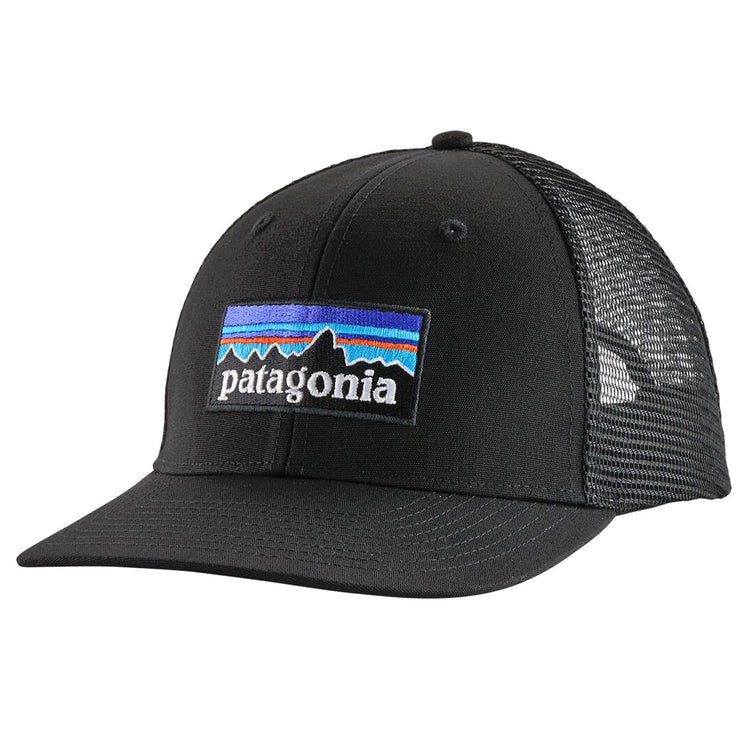 P-6 Logo Trucker Hat - Black - Cappellino con Visiera Nero 38289-BLK  PATAGONIA 