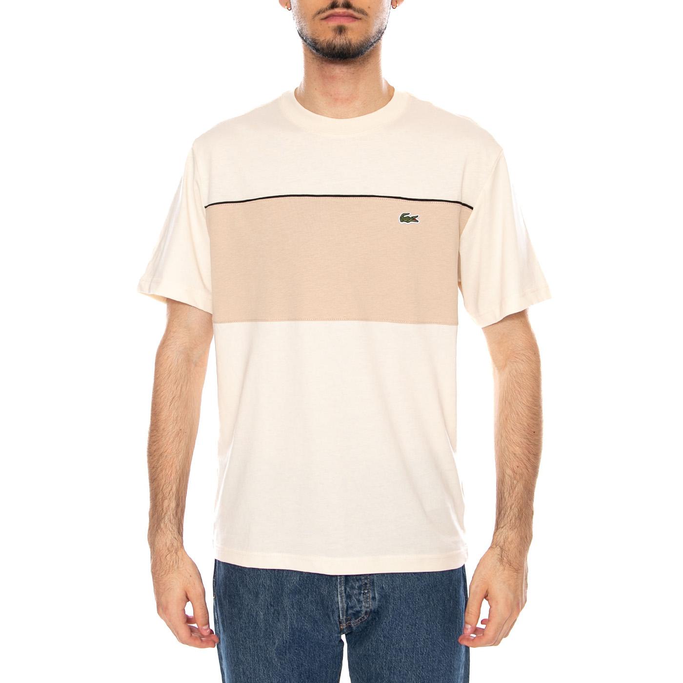 T-SHIRT MULTICOLORED - Maglietta Lacoste Maniche Corte Multicolore TH0896 3RR LACOSTE 