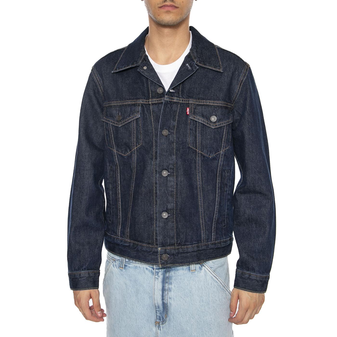 Levis THE TRUCKER JACKET Mare - Giacca Blu Uomo 72334-0557  LEVIS 