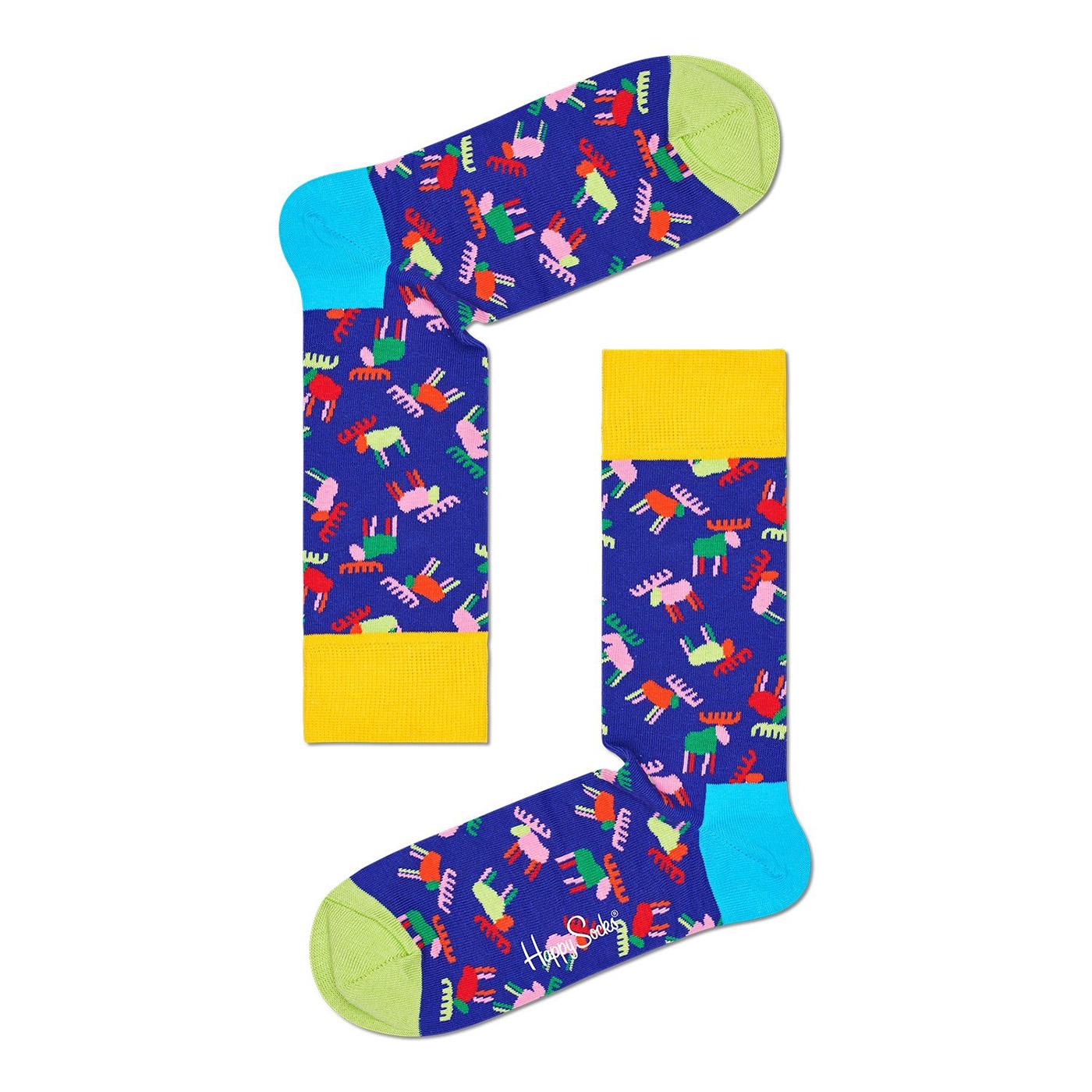 SWEDISH EDITION GIFT BOX - Set 3 Paia di Calzini Multicolore XSWE08-6000 . HAPPY SOCKS 