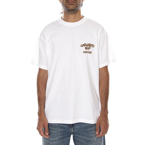 S/S COFFEE BREAK T-SHIRT - Maglietta Girocollo Uomo Bianca I037446 02XX CARHARTT WIP 