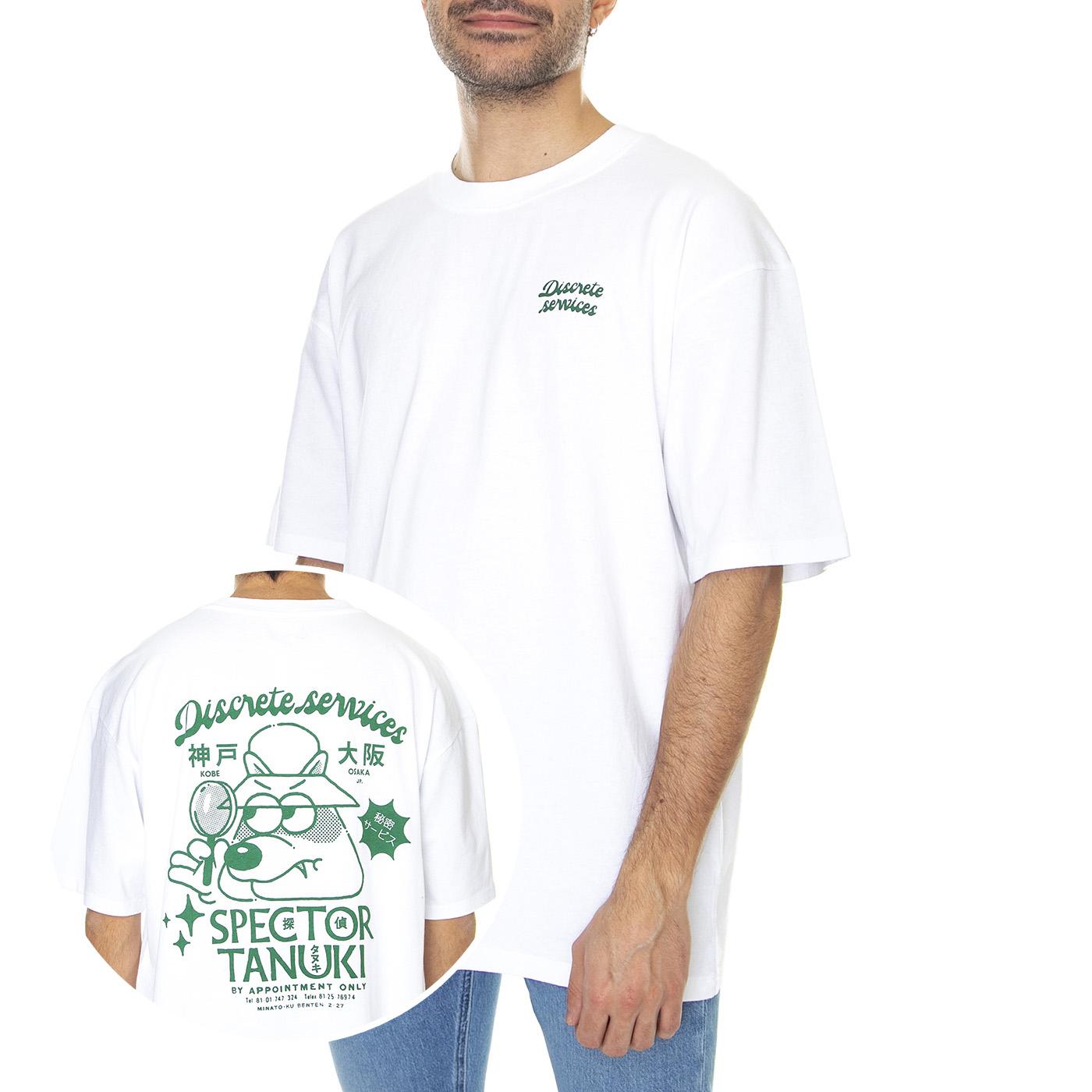 Discrete Services Ts White - Maglietta Girocollo Uomo Bianca I031904.02.67.  EDWIN 