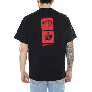 Tab Tee Black - Maglietta Girocollo Uomo Nera 23SITS09-BLACK  IUTER 