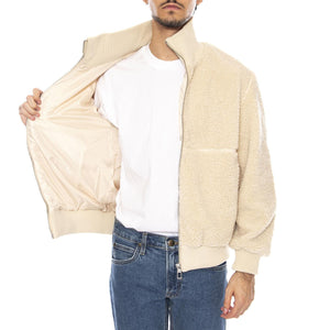 Ray Sherpa Jacket OTW Silver Lining - Giacca Uomo Ecru 22034703-4797917  ONLY & SONS 