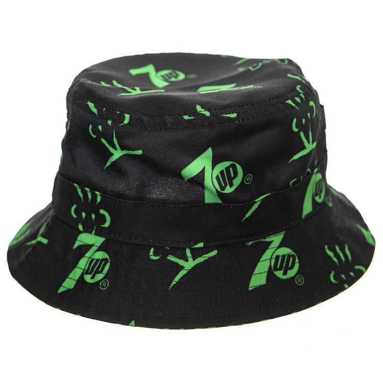 7Up Octopus Splashed Bucket Hat - Cappello da Pescatore Nero 23SOBC94-224778  OCTOPUS 
