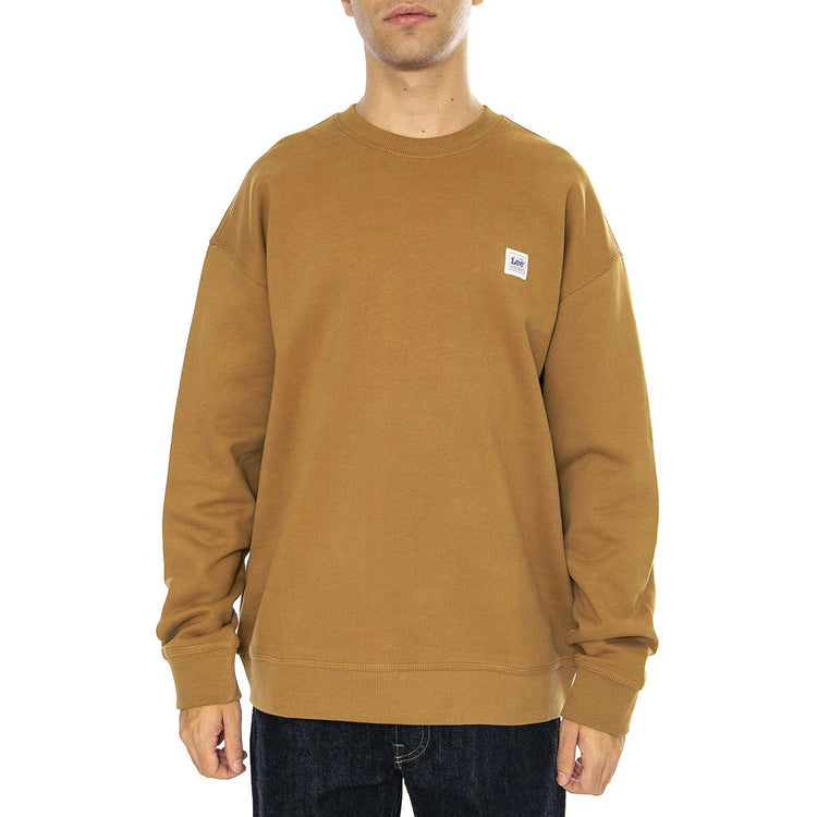 Workwear Sws Glazed Ginger - Felpa Uomo Marrone 112355610-BROWN  LEE 