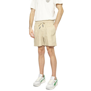 Beige Linen Shorts - Bermuda Uomo Beige 5002-02-5002-02  OAS 