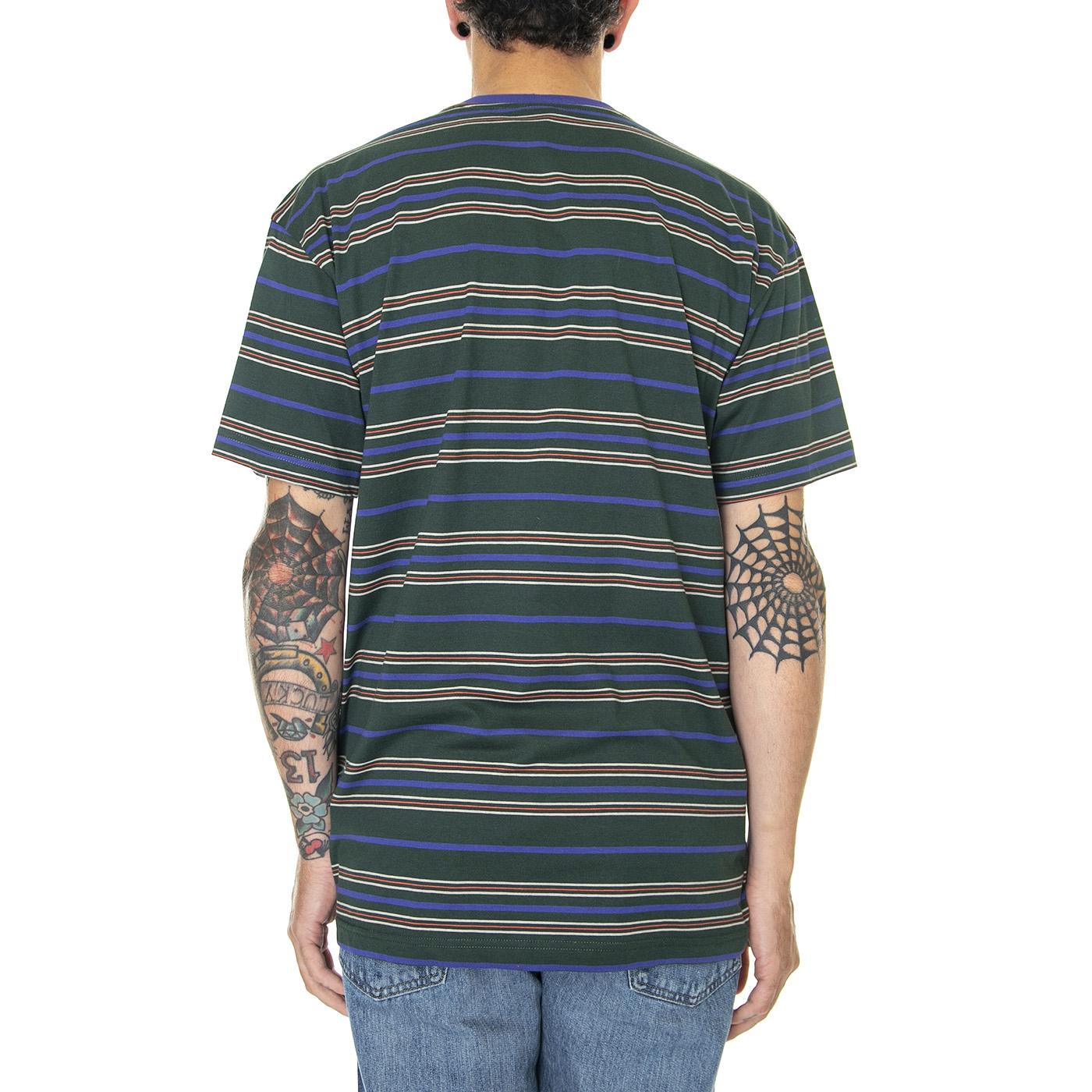 Mini Beach Bum Hand Stripe Tee Cedar Stripe - Maglietta Girocollo Uomo Multicolore SCA-TEE-8278  SANTA CRUZ 