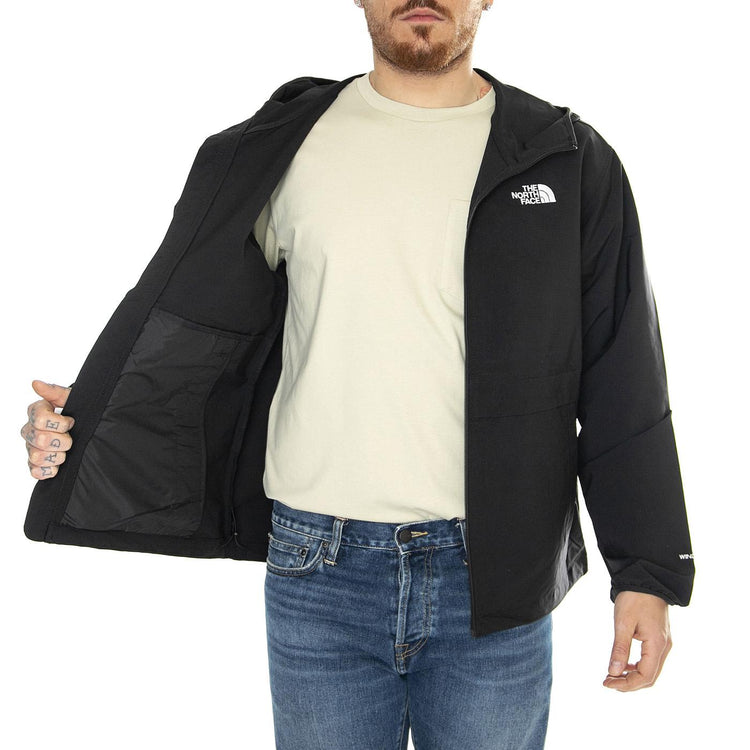 M TNF Easy Wind FZ Jacket Tnf Black - Giacca Uomo Nera NF0A8702JK31  THE NORTH FACE 