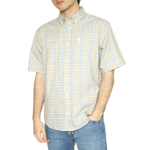 S/S Niven Shirt Niven Check, Wall / Wax - Camicia Maniche Corte Uomo Multicolore I034542.2UYXX  CARHARTT WIP 