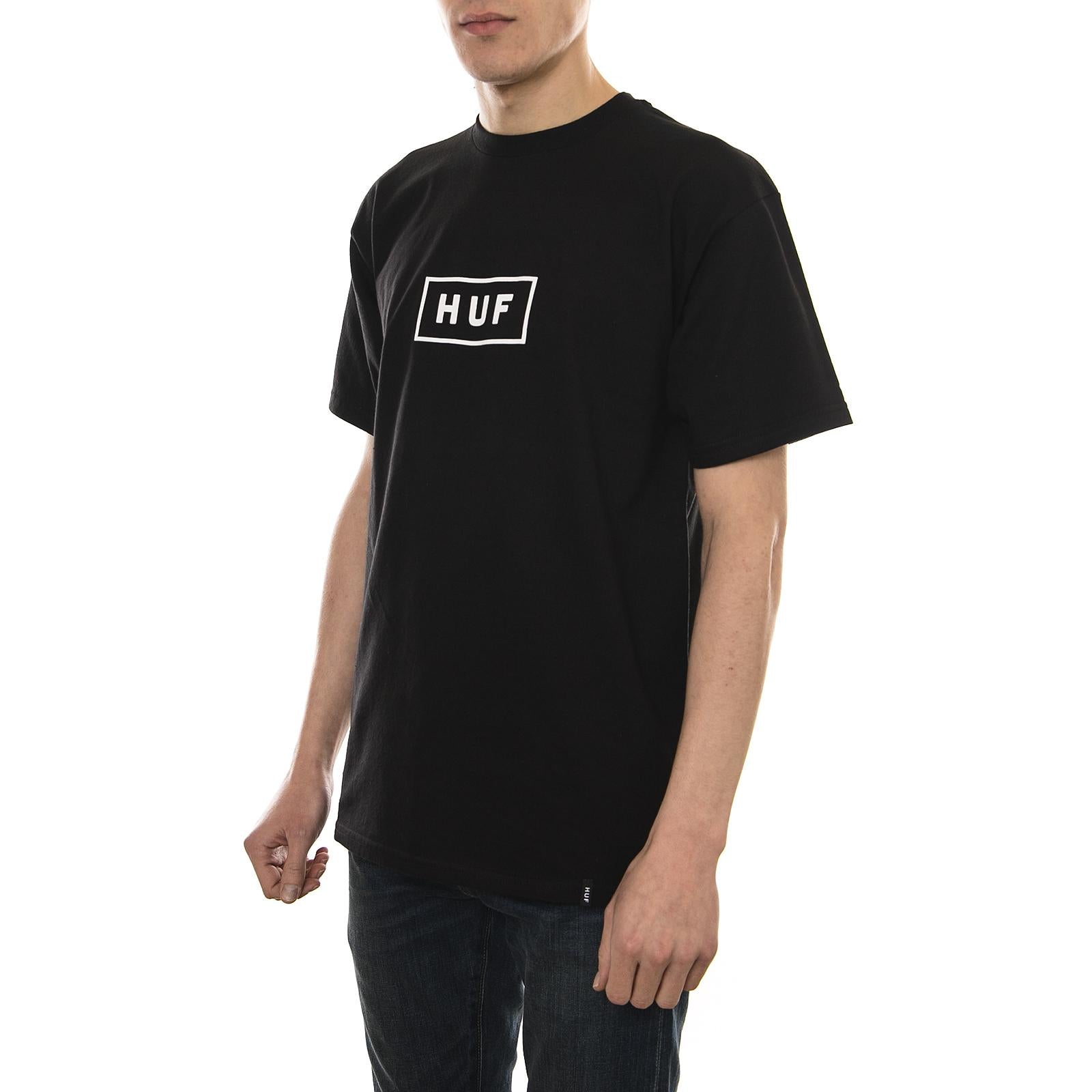VIBES TEE BLACK TS00314-BLACK  HUF 