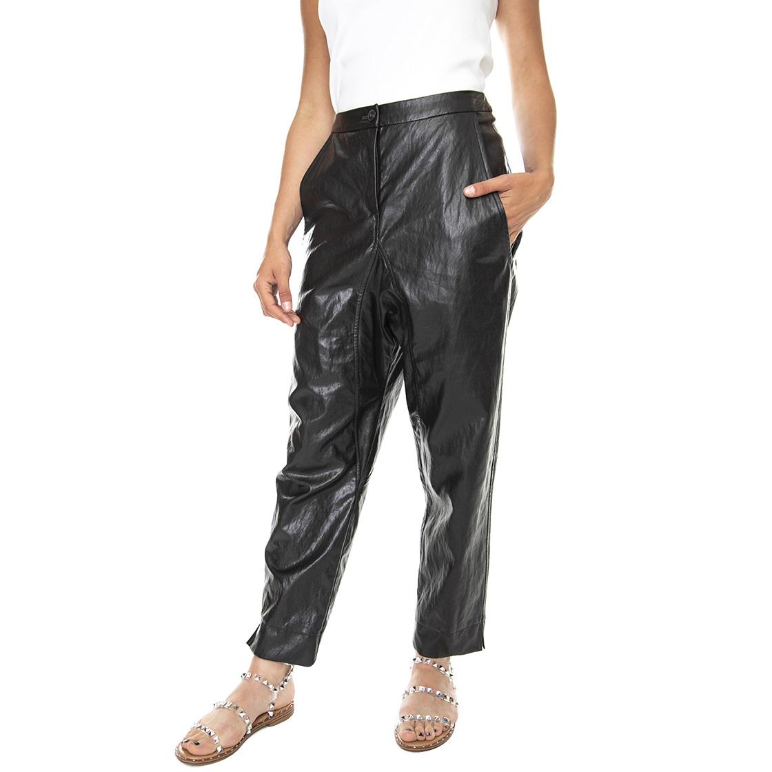 021SD28001 - Pantaloni Donna Nero / Ebano 021SD28001 -S2367 . ALESSIA SANTI 
