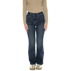 726 HR Flare Blue Swell Dark Indigo Worn In - Pantaloni Denim Jeans Donna Blu A3410-0014  LEVIS 