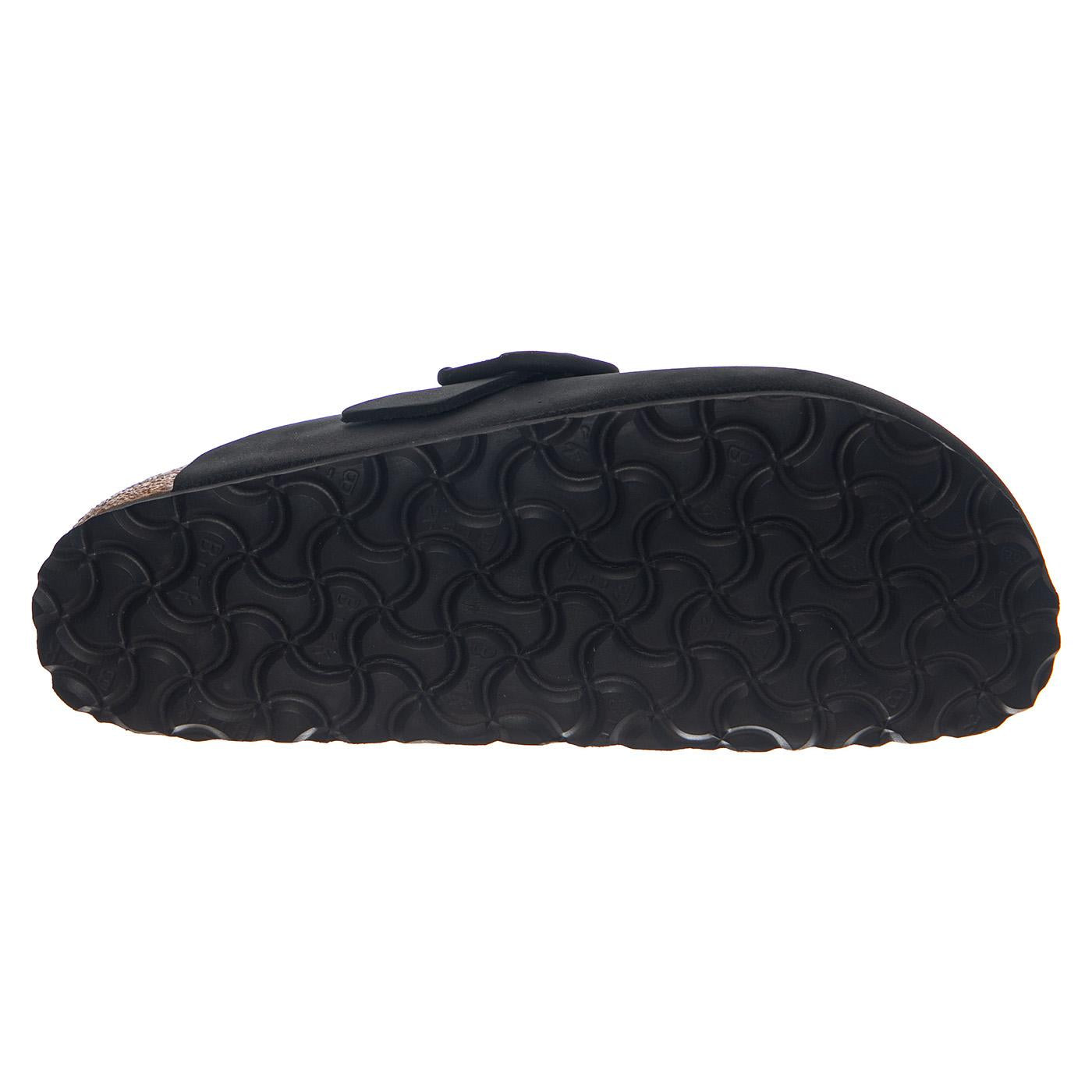 BOSTON WB NUBUCK LEATHER NARROW FIT BLACK - Sandali Uomo / Donna Neri 1031575 BLK BIRKENSTOCK 