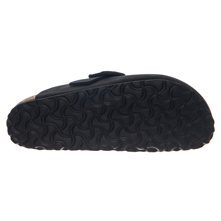 BOSTON WB NUBUCK LEATHER NARROW FIT BLACK - Sandali Uomo / Donna Neri 1031575 BLK BIRKENSTOCK 
