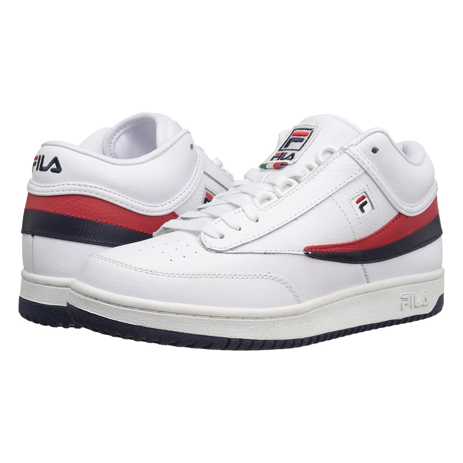 T1 mid White / Fila Navy / Fila Red 1VT13037-150  FILA 