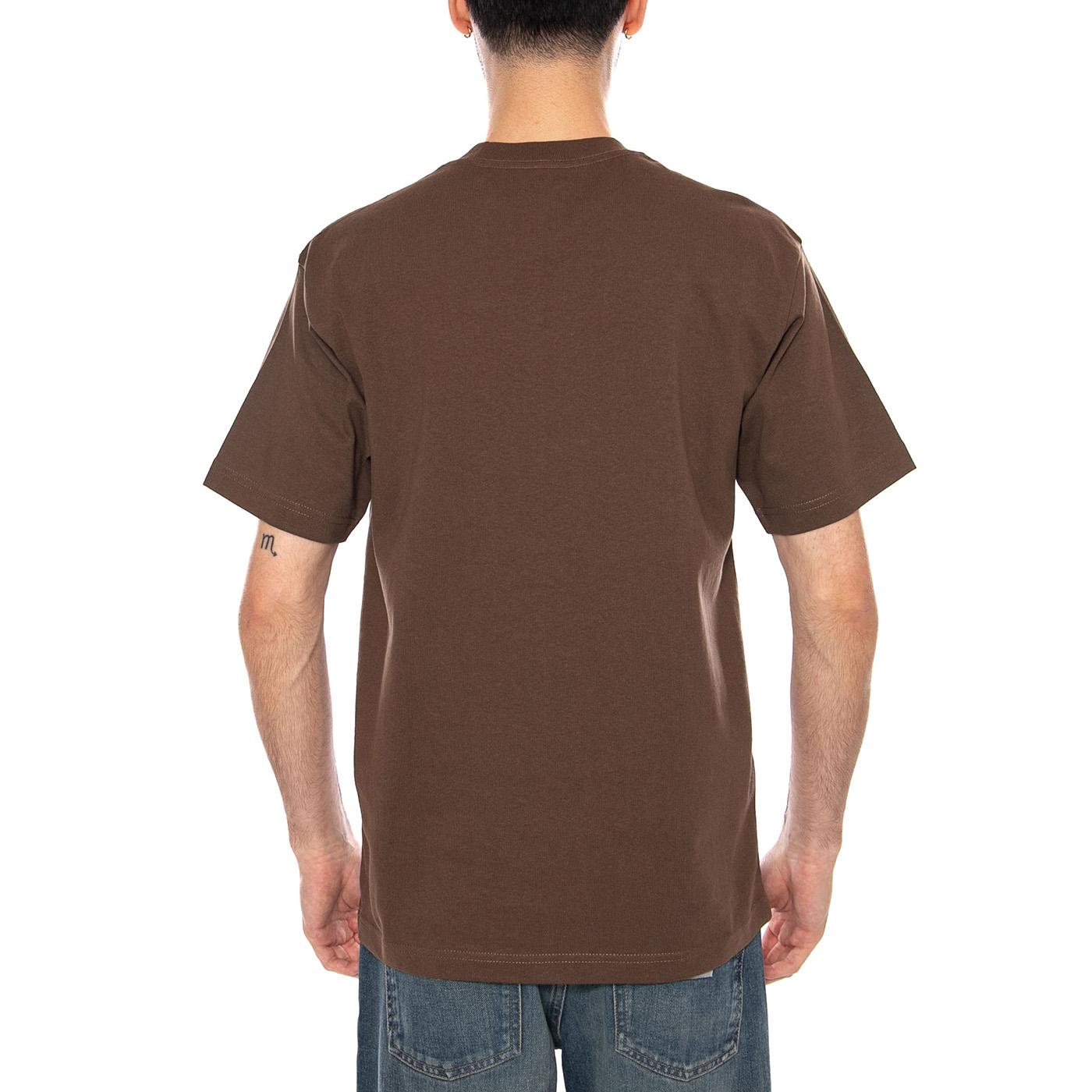 STONE SWIRL LOOSE SS VINTAGE COCOA - Maglietta Girocollo Uomo Marrone VN000VY1 FST1 VANS 