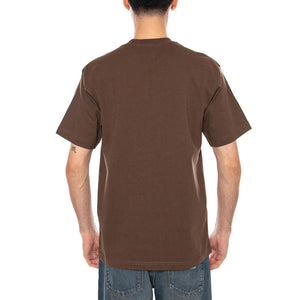 STONE SWIRL LOOSE SS VINTAGE COCOA - Maglietta Girocollo Uomo Marrone VN000VY1 FST1 VANS 