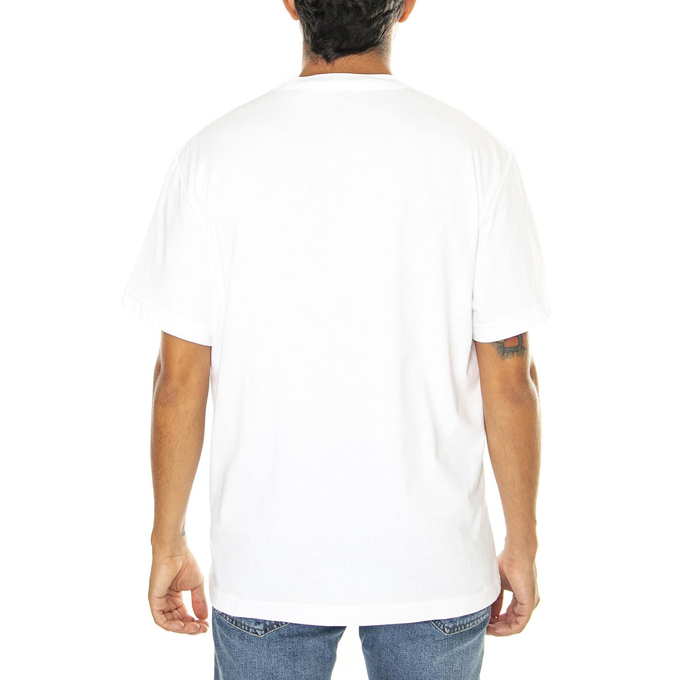 T-Shirt TH2827-001 - Maglietta Girocollo Uomo Bianca TH2827-001  LACOSTE 