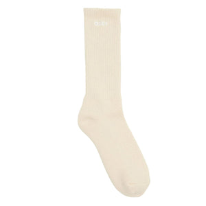 Obey Bold Socks Unbleached - Calzini Beige 100260144-UBLe  OBEY 