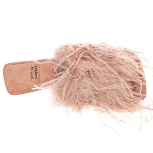 Chauffeur Blush Combo Faux Suede+Fur - Sandali Donna Rosa JCSJC-921-9-1-BLU  JEFFREY CAMPBELL 