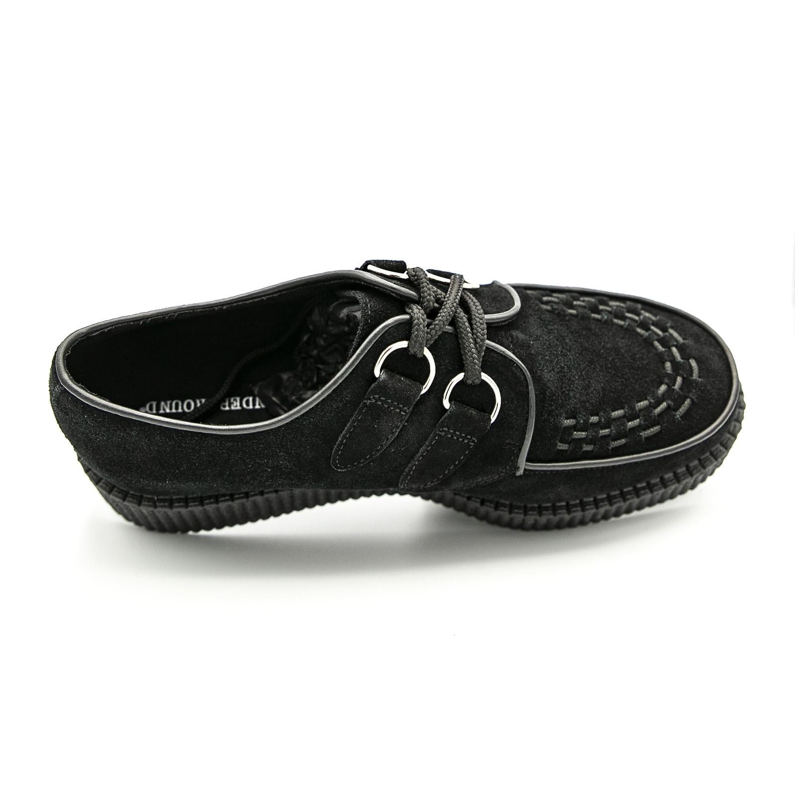 Wulfrun Shoes - Black - Scarpe Stringate Profilo Basso Uomo / Donna Nere 36 UDSUM-C010X-BKS  UNDERGROUND 