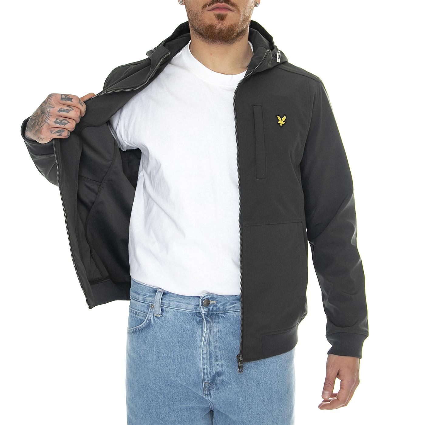 Softshell Jacket Gunmetal - Giacca Uomo Verde JK1424VN-W635  LYLE & SCOTT 