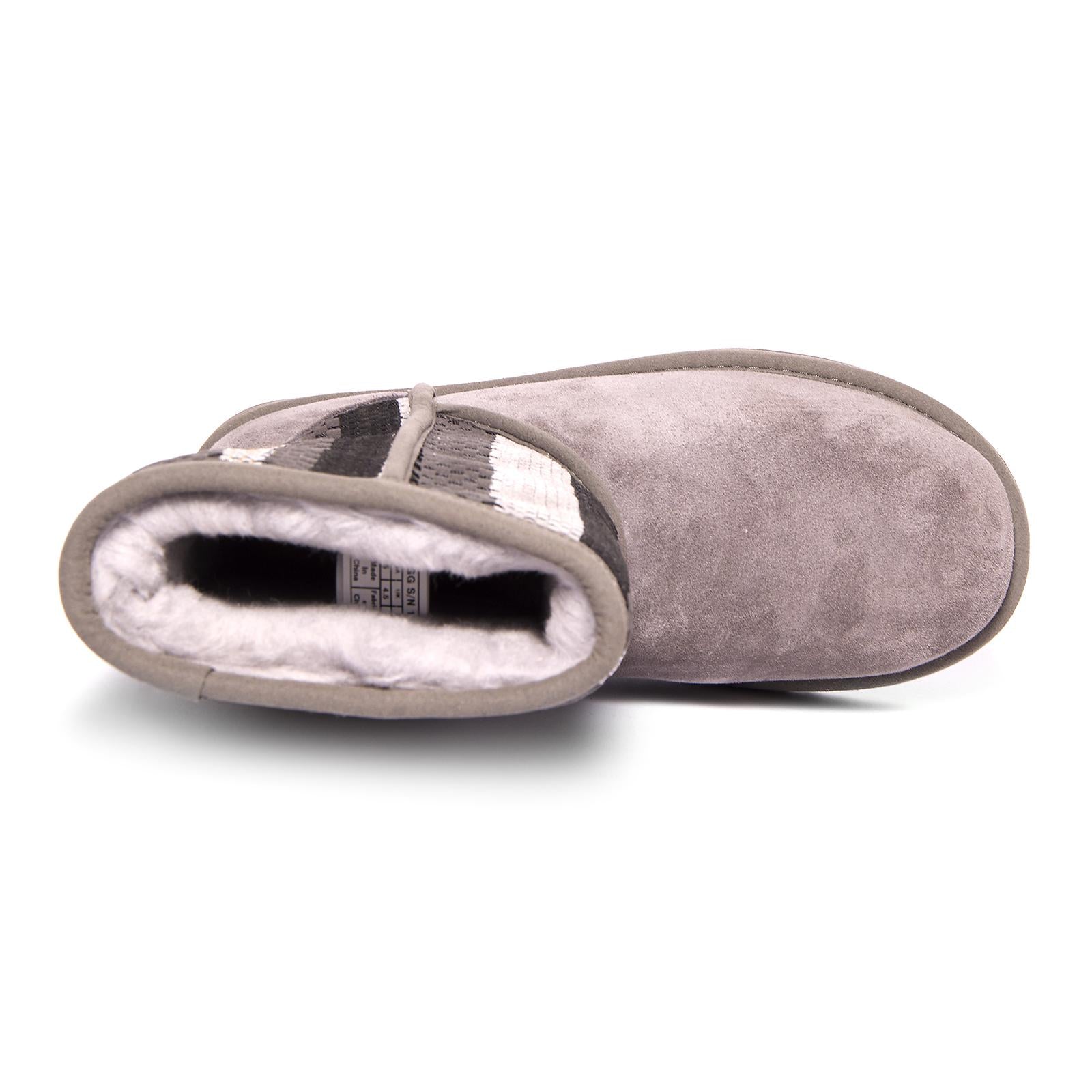 Classic Short - Charcoal Grey / Multicolor - Stivali Donna Multicolore UGSCLSWOVCHA1010551W  UGG 