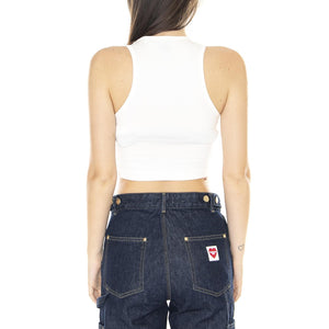 W' Powers Vest White Cloud - Canotta Donna Bianca DK0A4Y8DC581  DICKIES 