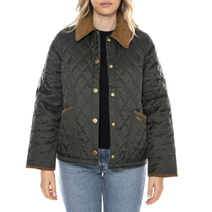 Icons Liddesdale Quilt JKT OL71 Green - Giacca Donna Verde LQU1851-OL71-FW25 . BARBOUR 