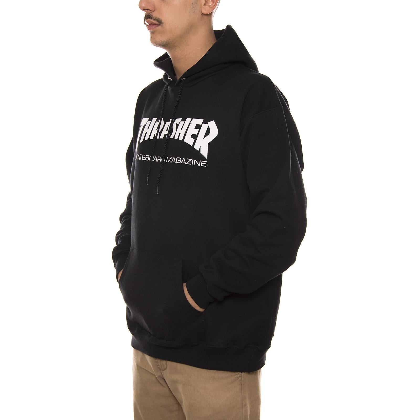 SKATE MAG HOOD BLACK 312671 BLK  THRASHER 