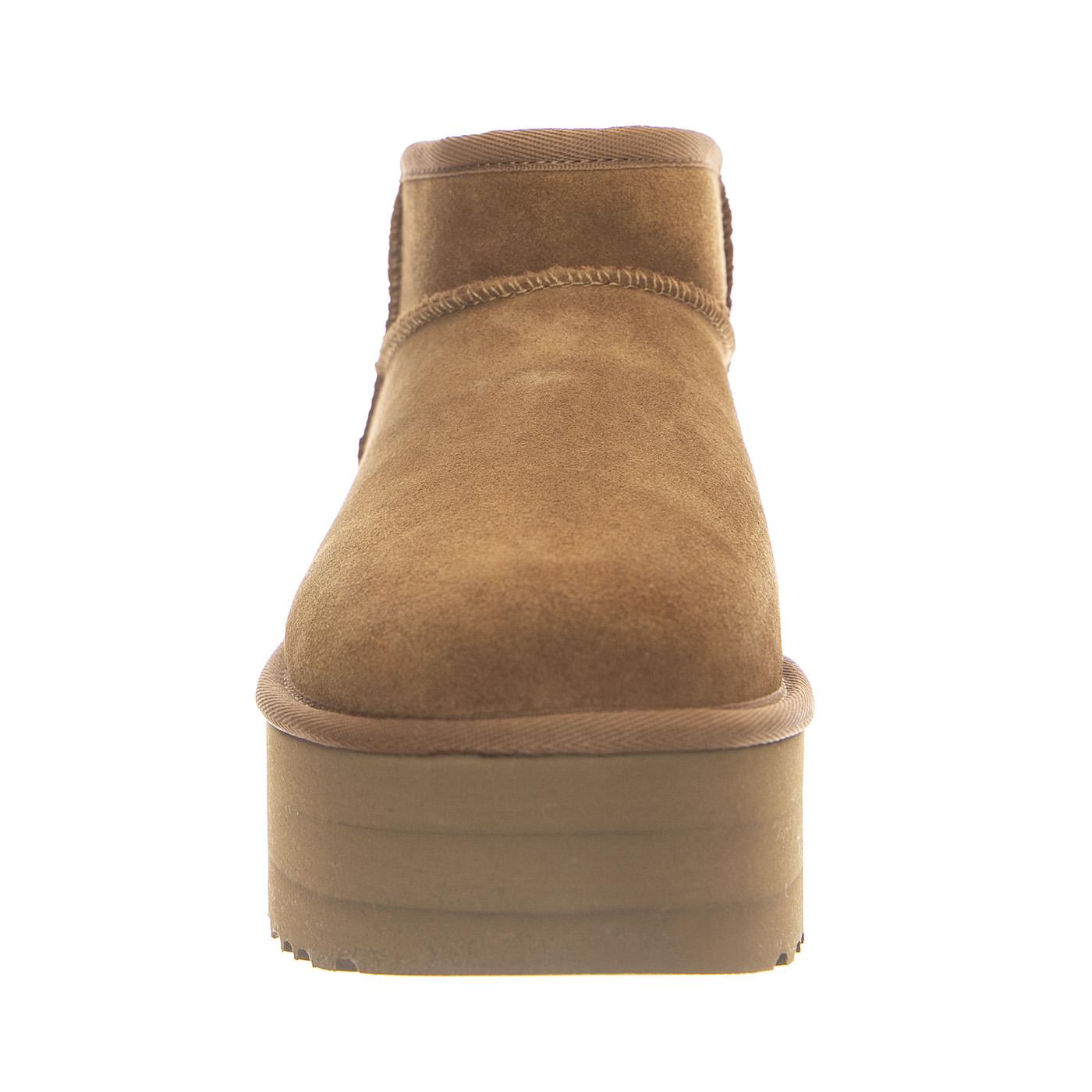 W Classic Ultra Mini Platform Chestnut - Stivaletti Donna Marroni 1135092-CHE . UGG 
