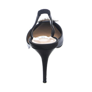 LUCENT BLACK SATIN - Sandali Donna Neri SMSLUCENT-BLK . STEVE MADDEN 