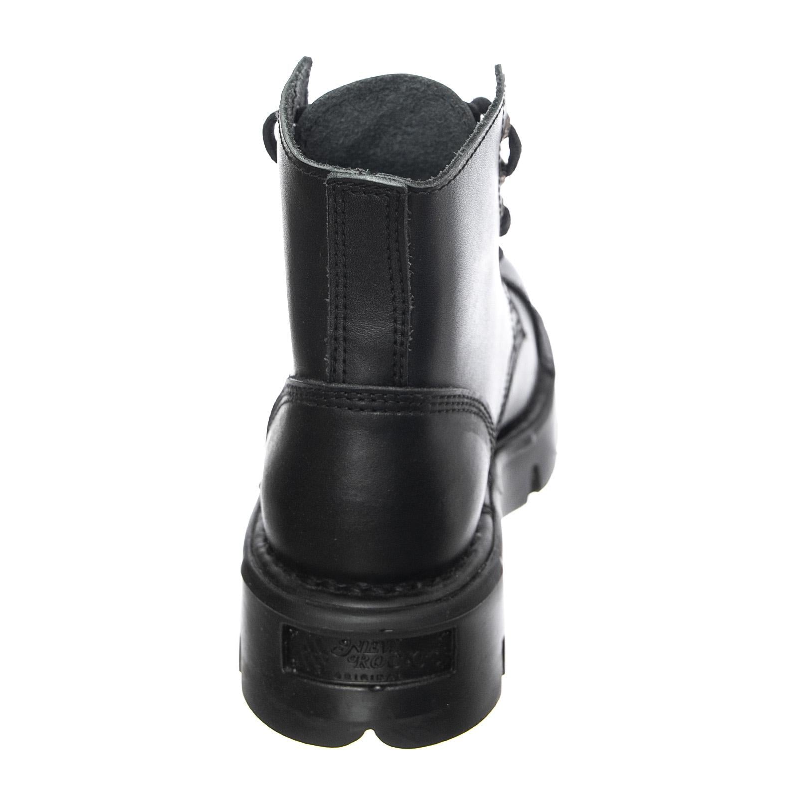 M-Mili 214 Boots - Crust Negro / Reactor Negro - Stivali Donna Neri 38 NRSM-MILI214ASA-C3  NEW ROCK 