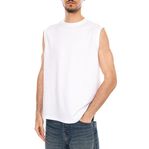 TANK TOP BRIGHT WHITE - Canotta Uomo Bianca 22032648 4996321 ONLY & SONS 