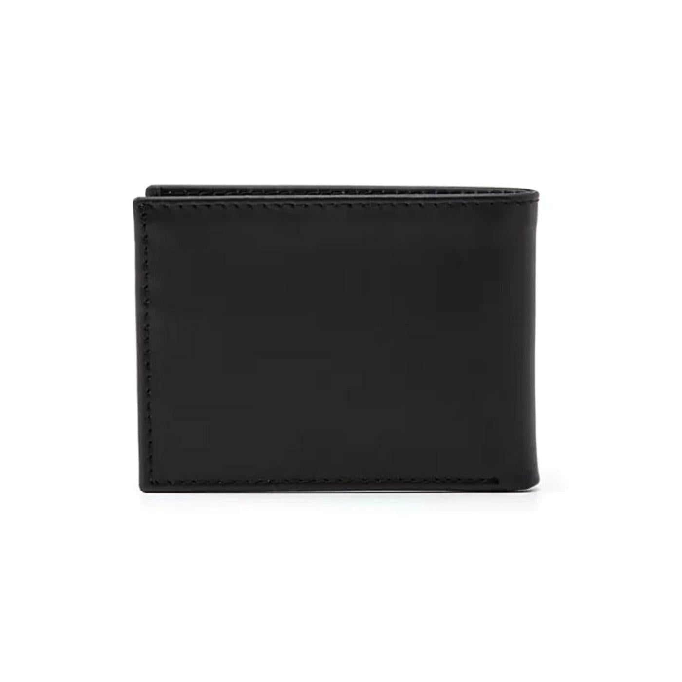 Batwing Bifold ID Caviat Leather Black - Portafogli Nero D5489-0002 . LEVIS 