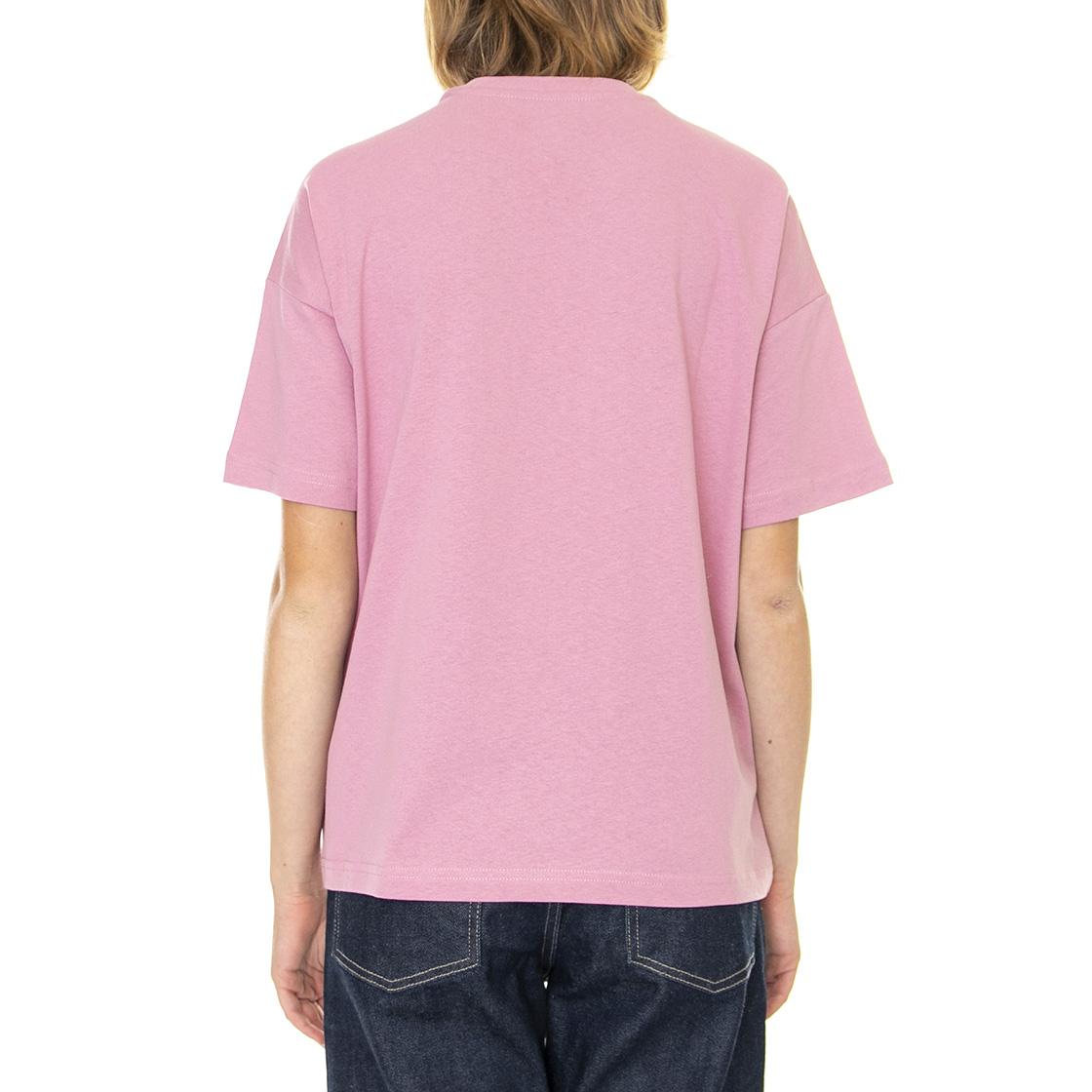 Summerdale Tee SS W Foxglove - Maglietta Girocollo Donna Rosa DK0A4Y1BD011  DICKIES 