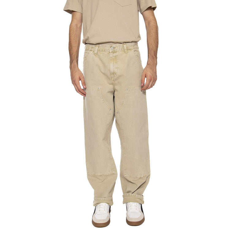 Double Knee Pant Dusty H Brown - Pantaloni Uomo Marroni I035556.07E5F  CARHARTT WIP 