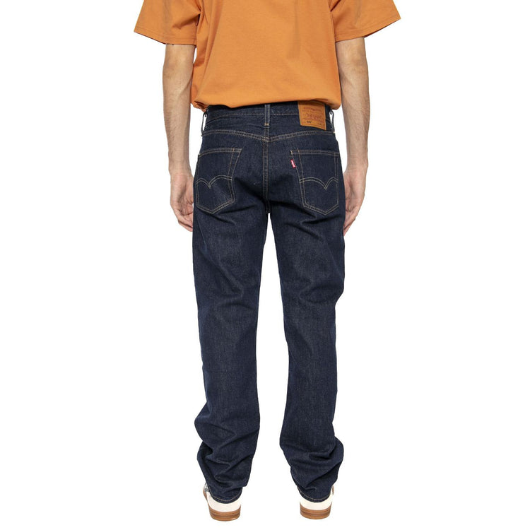 501 Levi's Original Onewash Dark Indigo - Pantaloni Uomo Blu 00501-0101  LEVIS 