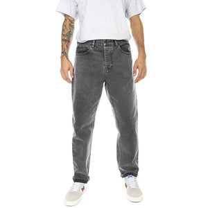 Newel Pant Vulcan worn washed - Pantaloni Denim Jeans Uomo Grigi I029148-0WGWD  CARHARTT WIP 