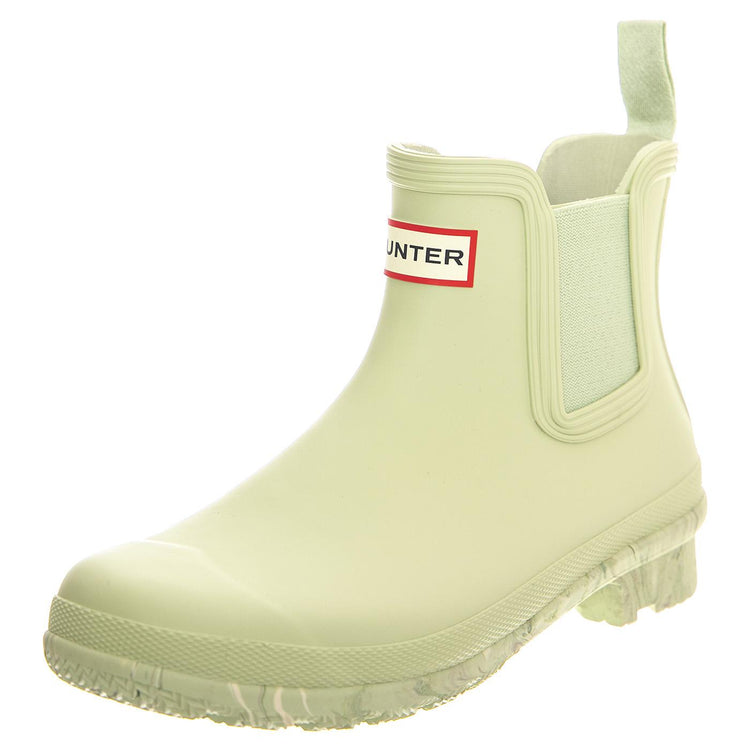 Original Chelsea Boot Marble Muffled Green - Stivaletti Donna Verdi HUSWFS2257RMA-MMF  HUNTER 