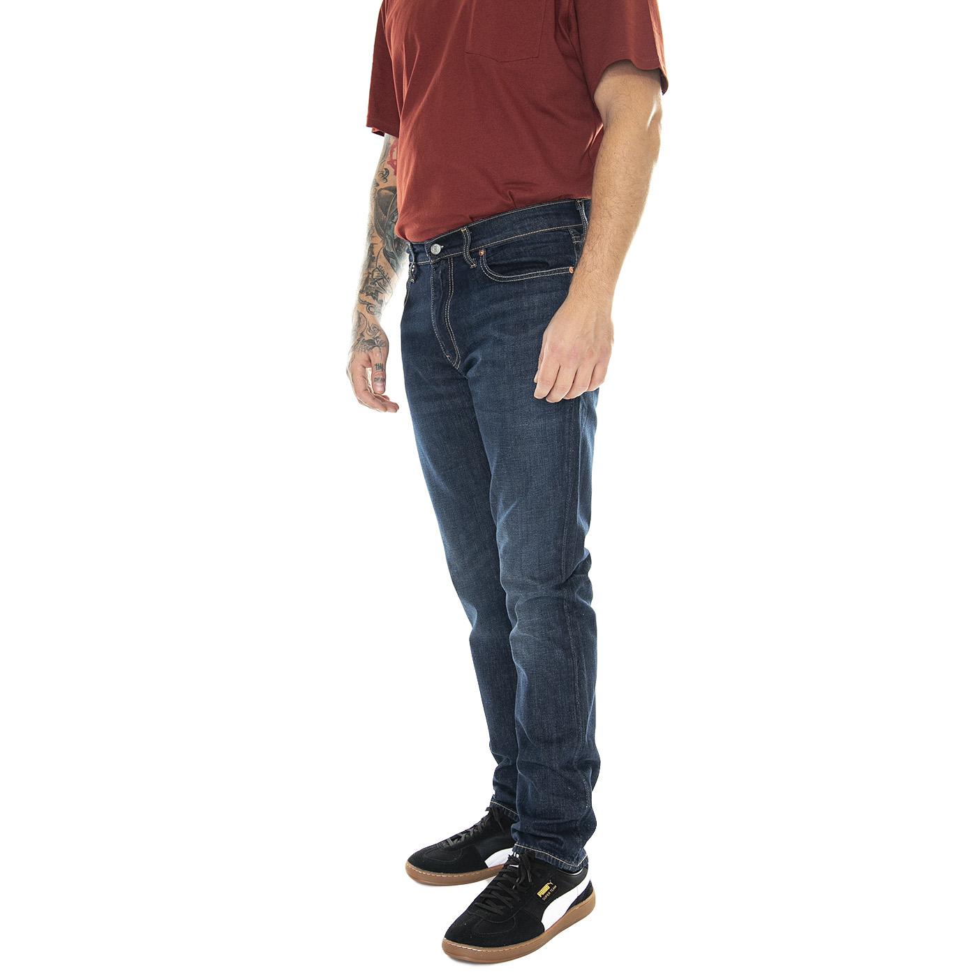 511 Slim Keepin It Clean Med Indigo - Worn In - Pantaloni Uomo Blu 04511-5661  LEVIS 