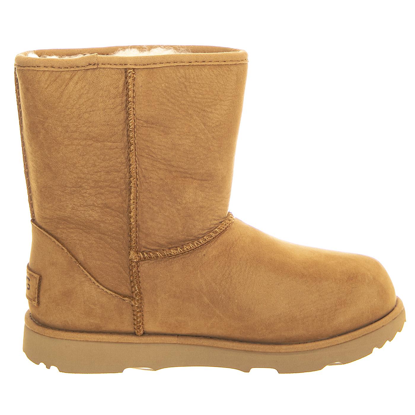 Classic Weather Short II Chestnut K - Stivali Bambini Marroni UGKCLSWPCN1019646K  UGG 