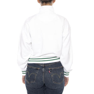 GRAPHIC EVERYDAY QUARTER ZIP SWEATSHIRT WHITE - Felpa Mezzo Collo Donna Bianca 005OX 0003 LEVIS 