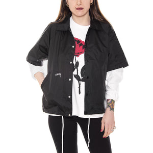 NORDHOFF COACH JACKET BLACK 215049-BLACK  STUSSY 